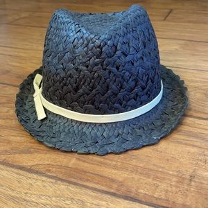 D&Y Black Straw Fedora.